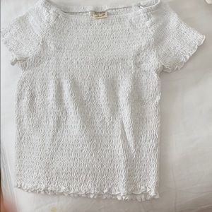 Smocked tee